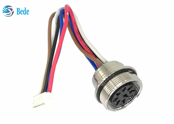 Nữ liên hệ với 5 chân Thiết bị đầu cuối uốn cong AISG RET Cáp AISG IP67 Lắp mặt sau