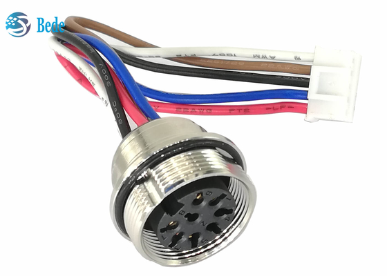 Nữ liên hệ với 5 chân Thiết bị đầu cuối uốn cong AISG RET Cáp AISG IP67 Lắp mặt sau