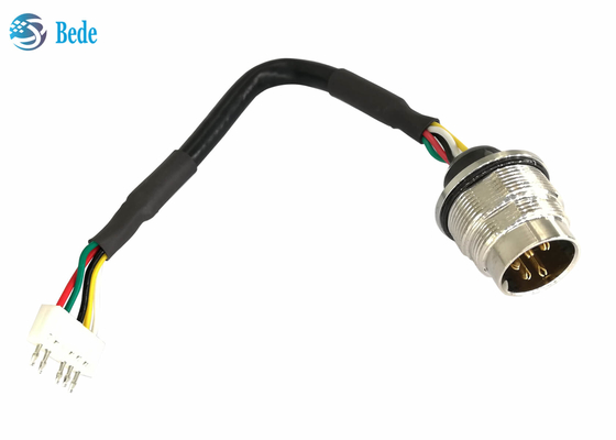 AISG RET Cables AISG Mặt sau Gắn các liên hệ Nam với 5 chân Thiết bị đầu cuối uốn