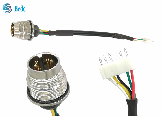 AISG RET Cables AISG Mặt sau Gắn các liên hệ Nam với 5 chân Thiết bị đầu cuối uốn