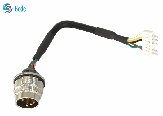 AISG RET Cables AISG Mặt sau Gắn các liên hệ Nam với 5 chân Thiết bị đầu cuối uốn
