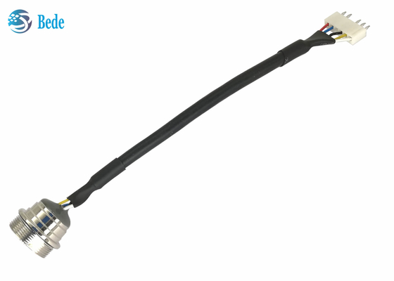 8 chân Nữ tiếp điểm Cáp AISG RET đến đầu cuối uốn cong 6 chân