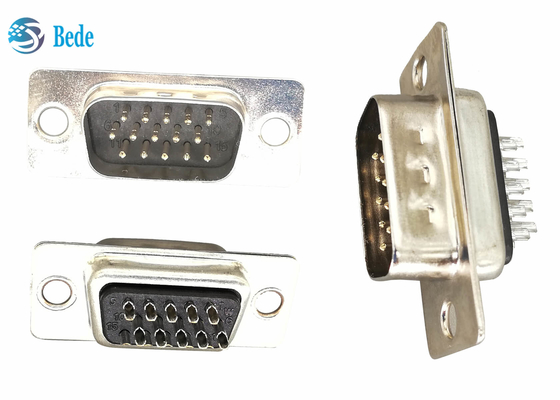 BEDE D Connetor phụ 15 chân D Sub DB 15 Connetors nam Loại hàn 5A