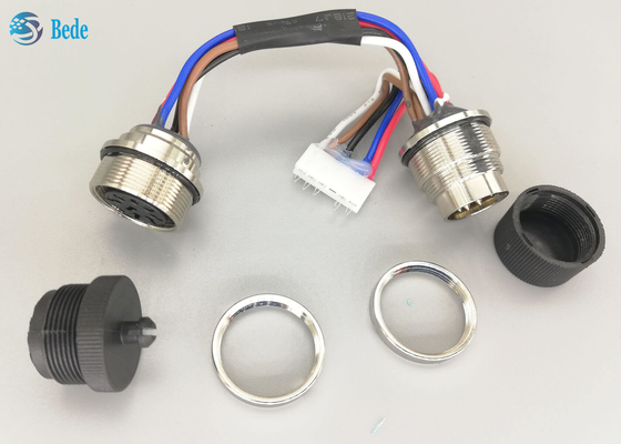 Cáp điều khiển RET bên trong AISG Nam sang Nữ và Đầu cắm SCN2.54-6P IP67