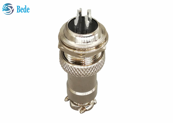 Kiểu lắp phía sau Phích cắm hàng không Gx16 Bộ dụng cụ nam và nữ 6 ~ 10 chân 200V 4A
