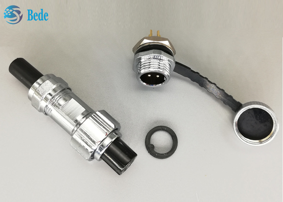 IP68 M16 Đầu nối hình tròn không thấm nước Gắn bảng điều khiển 6 ~ 10 Pin 4A 200V
