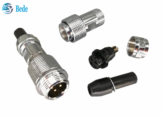 Cáp nối tròn chống nước IP68 M16 Kiểu đế cắm 6 ~ 10 Pin 4A 200V