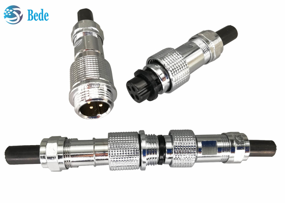 Cáp nối tròn chống nước IP68 M16 Kiểu đế cắm 6 ~ 10 Pin 4A 200V