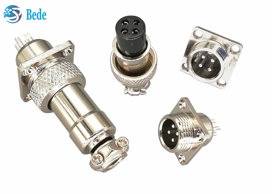 Đầu nối tròn 16 milimét M16 với mặt bích vuông 2 ~ 10 chân 200V