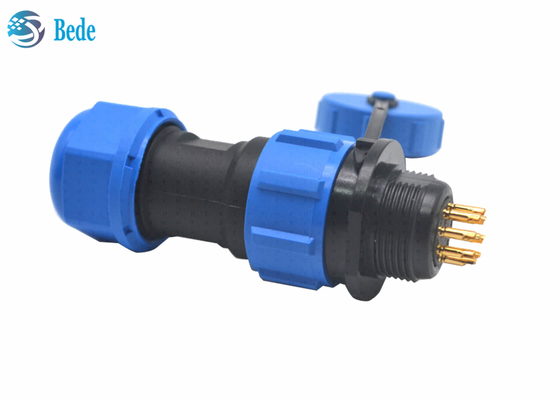 Đầu nối cáp chống thấm M13 PA66 Đầu nối gắn bảng điều khiển 2 3 4 5 6 7 9 Pin