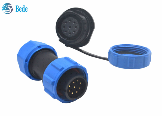 Đầu nối cáp chống thấm M13 PA66 Đầu nối gắn bảng điều khiển 2 3 4 5 6 7 9 Pin