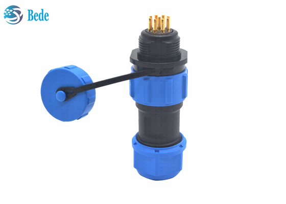 Bảng kết nối chống thấm nước 2 chân PA66 M17 Gắn cáp 3 4 5 6 7 9 chân vào bảng điều khiển