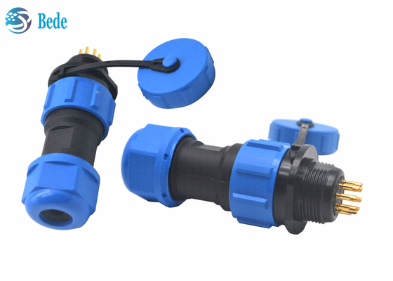 Bảng kết nối chống thấm nước 2 chân PA66 M17 Gắn cáp 3 4 5 6 7 9 chân vào bảng điều khiển
