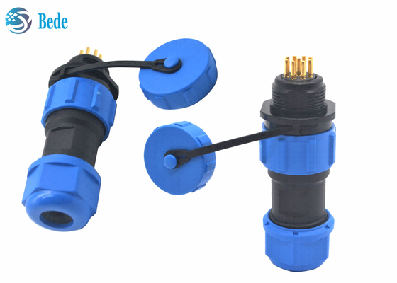 Gắn bảng điều khiển Đầu nối cáp chống nước IP68 M21 Aviation 2 3 4 5 5C 7 9 12 Pin