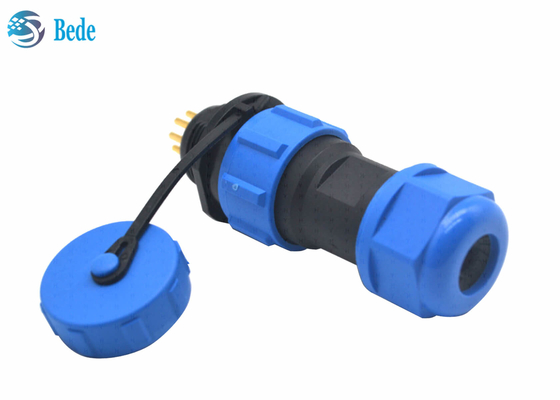 Gắn bảng điều khiển Đầu nối cáp chống nước IP68 M21 Aviation 2 3 4 5 5C 7 9 12 Pin