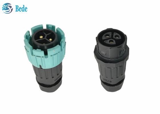 PA66 M19 Đầu nối tròn tự khóa Nam đến Nữ chống nước IP68
