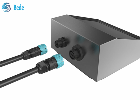 Đầu nối chống nước M19 tự khóa Cáp vật liệu PA66 để gắn bảng điều khiển phía sau