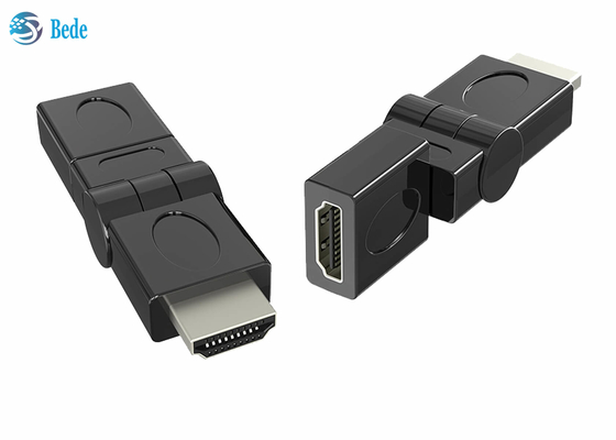 Bộ chuyển đổi xoay HDMI nam sang nữ mạ vàng 90 180 270 360 độ có thể xoay