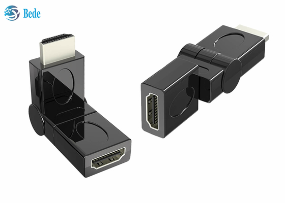 Bộ chuyển đổi xoay HDMI nam sang nữ mạ vàng 90 180 270 360 độ có thể xoay