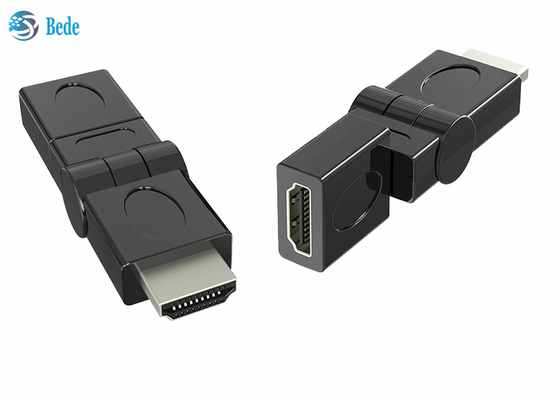 Bộ chuyển đổi xoay HDMI nam sang nữ mạ vàng 90 180 270 360 độ có thể xoay