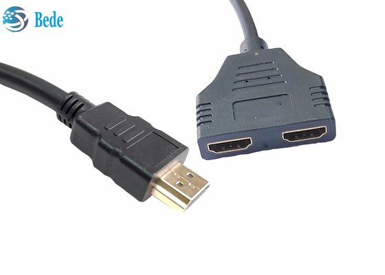 Bộ chia HDMI 1 trong 2 ra Full HD 1080P 3D4K cho màn hình kép Bản sao / Gương