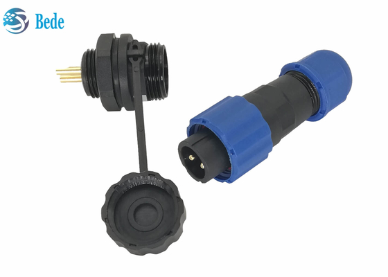 Đầu nối cáp nguồn chống nước Ip68, Đầu nối gắn bảng 2 chân M13