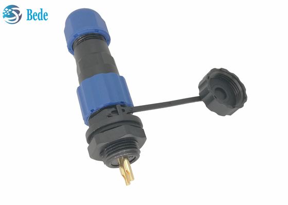 Đầu nối cáp nguồn chống nước Ip68, Đầu nối gắn bảng 2 chân M13