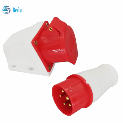 Đầu nối Commando Ổ cắm và ổ cắm IEC 60309 380-415V 16Amp Loại treo tường