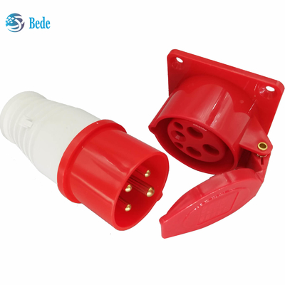 Ổ cắm và ổ cắm CEE Ổ cắm nam nữ công nghiệp 4 chân 3P + N 380-415V 16Amp