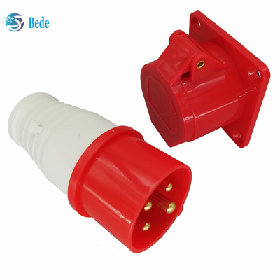 Ổ cắm và ổ cắm CEE Ổ cắm nam nữ công nghiệp 4 chân 3P + N 380-415V 16Amp