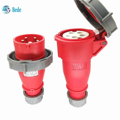 Ổ cắm & phích cắm công nghiệp 3P+N+E 5 chân IP67 AC220-415V Loại đế cắm 16 và 32 amp