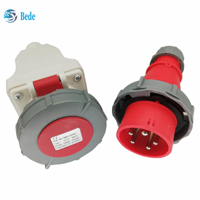 Ổ cắm và ổ cắm công nghiệp 3P+N+E IP67 AC220-415V Loại treo tường 16 và 32 amp
