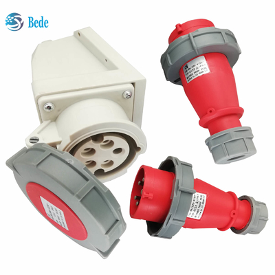 Ổ cắm và ổ cắm công nghiệp 3P+N+E IP67 AC220-415V Loại treo tường 16 và 32 amp