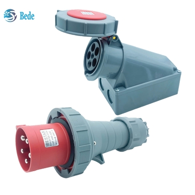 Ổ cắm công nghiệp 5 chân 63A 125A Chống nước IP67 IEC60309 Treo tường