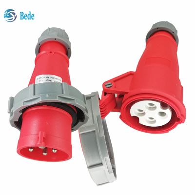 IP67 Industrial Plug Socket 4 pin ((3P+E) 16 và 32 Amp Docking Type