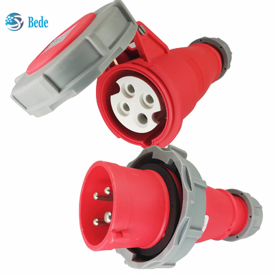 IP67 Industrial Plug Socket 4 pin ((3P+E) 16 và 32 Amp Docking Type