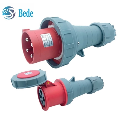 Chất điện cao bền 63A / 125 Amp Cắm và ổ cắm công nghiệp 3P + E IP67