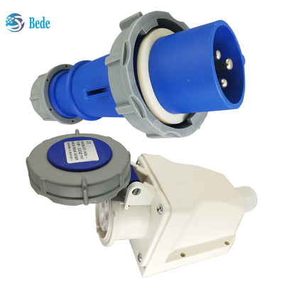 Cắm cắm công nghiệp 16 Amp 220V-250V 3Pins loại gắn tường cho thiết bị công nghiệp