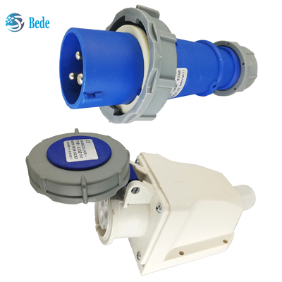 IP67 Cắm và ổ cắm điện dòng cao 32Amp 220 ~ 250V Với OEM / ODM