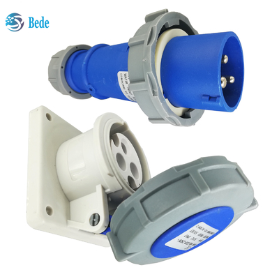 Tiêu chuẩn ICE60309 Industrial Plug Socket IP67 xếp hạng 3Pins ((2P+E) 32Amp