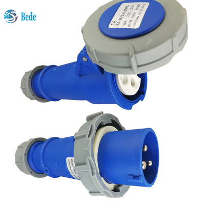 Khung cắm công nghiệp 3pin pha đơn - với tiêu chuẩn ICE60309 220 ~ 250V 32Amp