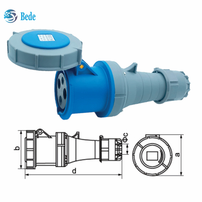 OEM / ODM Công nghiệp Plug And Socket Coupler đáng tin cậy và hiệu quả 63A / 125A 3 chân
