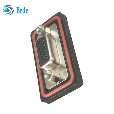 Đồng Tin Bọc vàng Bọc ghim D-Sub 9 Kết nối nữ -55- 105C Nhiệt độ hoạt động Epoxy nhựa niêm phong bao gồm