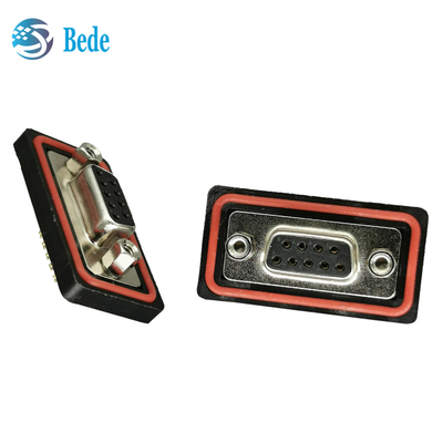 Đồng Tin Bọc vàng Bọc ghim D-Sub 9 Kết nối nữ -55- 105C Nhiệt độ hoạt động Epoxy nhựa niêm phong bao gồm