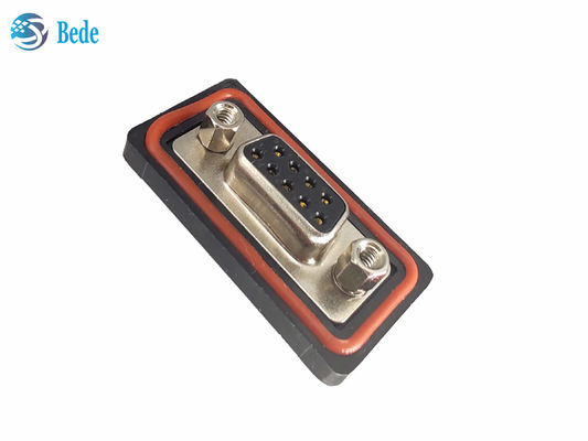 PA66 Silicone D Sub9 Connector nữ Điện áp cao 500V