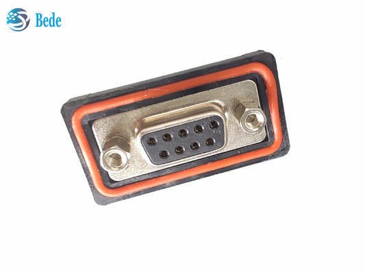 PA66 Silicone D Sub9 Connector nữ Điện áp cao 500V