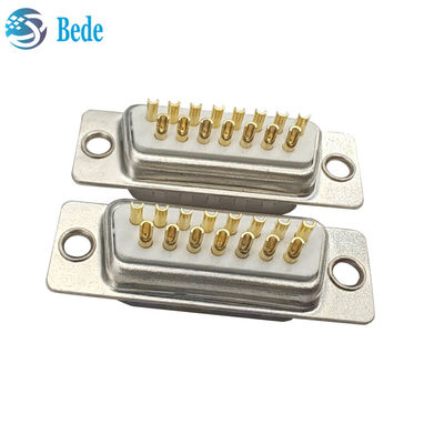 D-Sub 15 nữ kết nối cao cấp Kháng cách 5000 Megohms Min Connector Style D-SUB 15