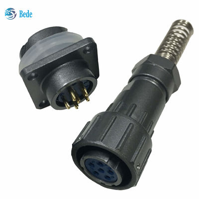 FQ 24 Series Waterproof IP67 Circular Connectors 4 5 6 8 10 19 26 chân
