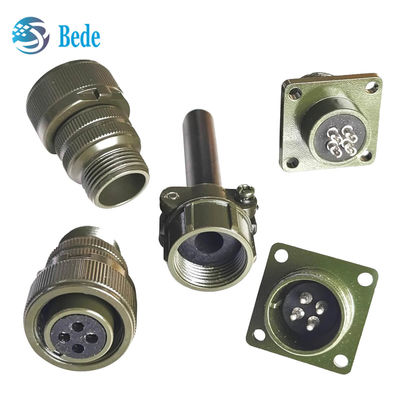 MIL-C-5015 Connector MS3100 Thùng gắn tường Amphenol