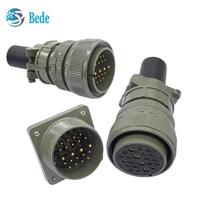 MIL-C-5015 Connector MS3100 Thùng gắn tường Amphenol